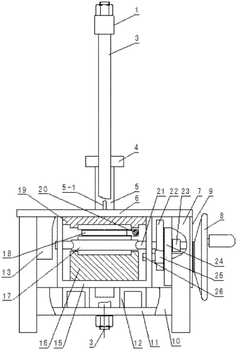 Pressure test calibration mechanical loading device for earthwork testing