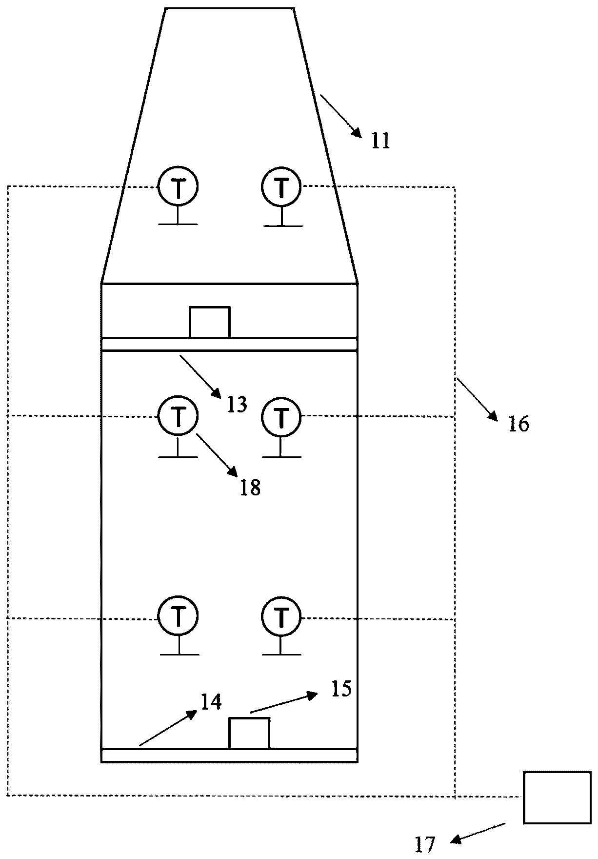 Thermal insulation and heating experimental device and experimental method of polar drilling platform derrick