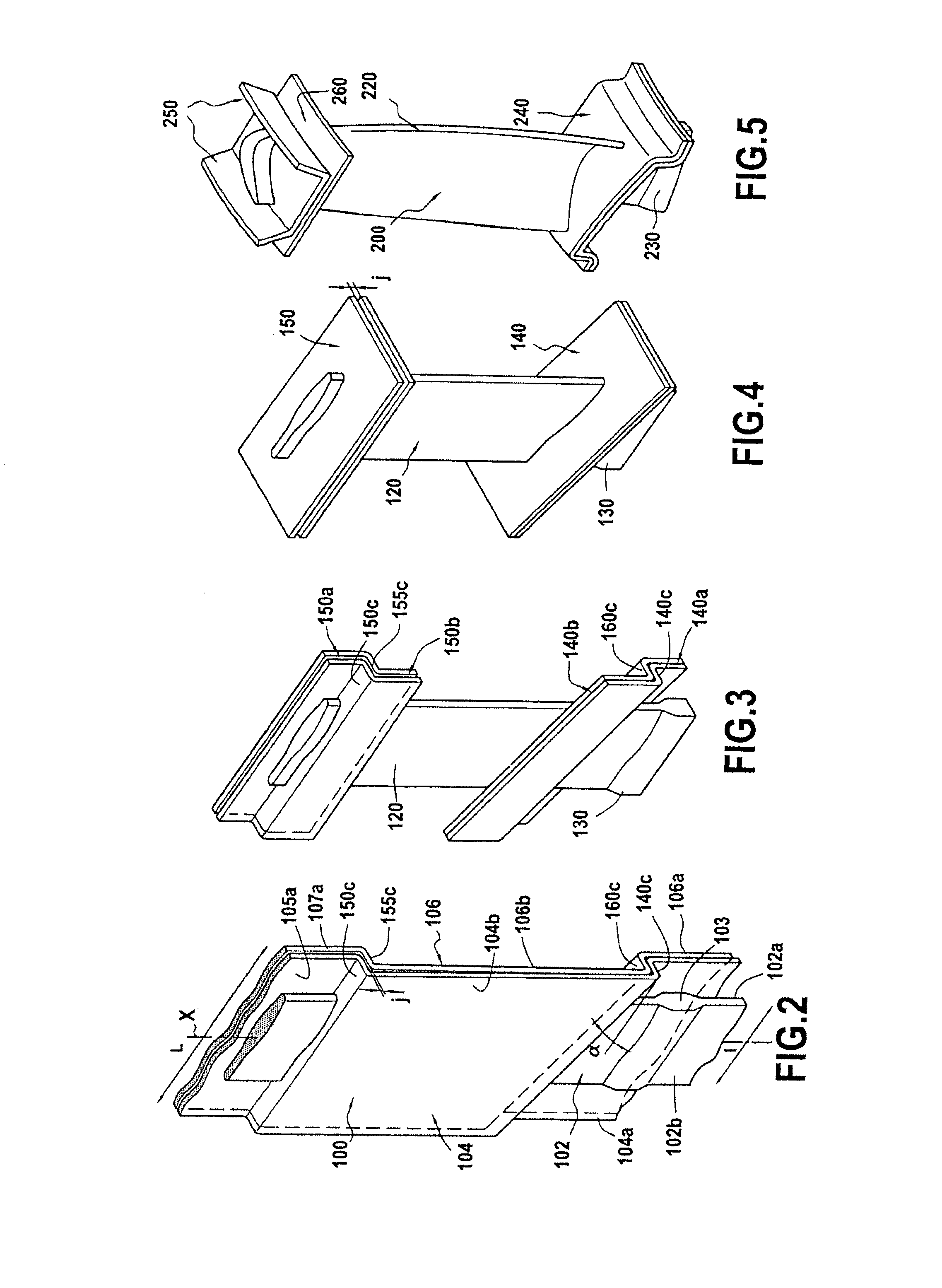 Turbine engine blade made of composite material, and a method of fabricating it