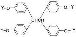 A kind of four-functional epoxy resin and its preparation method and application