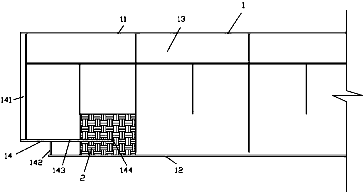 Carbon fiber reinforcing method for variable cross-section crane beam