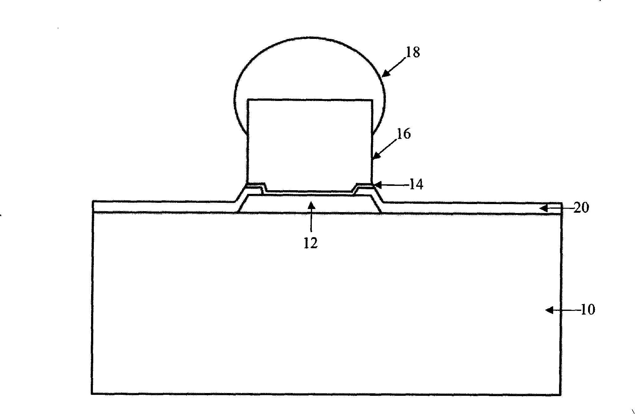 Chip lug structure and manufacturing method thereof