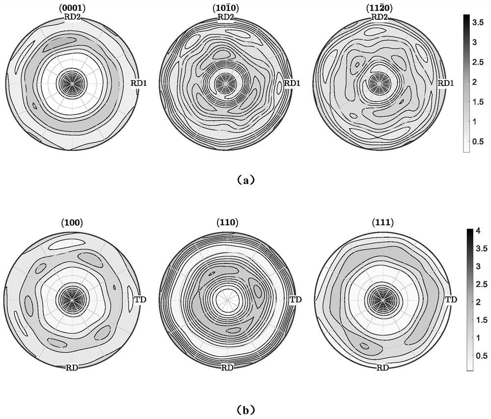 Texture prediction method in thermoplastic large deformation process of near-alpha type titanium alloy