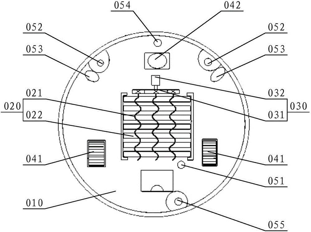 Electrostatic adsorption type floor sweeping robot