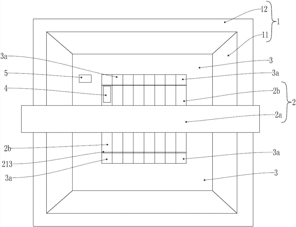 Garbage dump platform for subarea unloading and application method and building method thereof