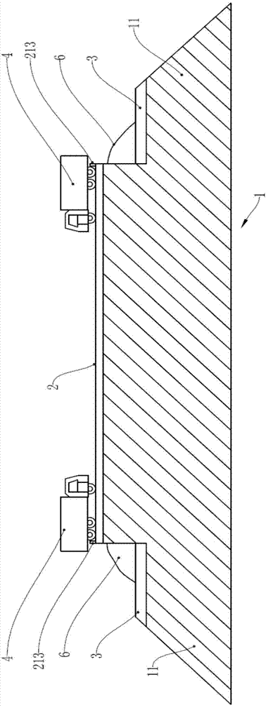 Garbage dump platform for subarea unloading and application method and building method thereof