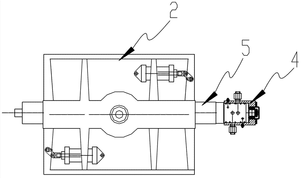 Horizontal mould parting static pressure molding machine and static pressure molding machine set capable of achieving automatic mould assembly