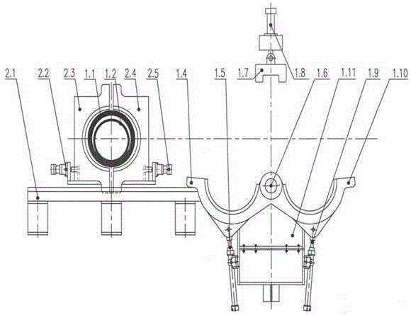 Bimetal composite pipe liquid expansion forming feeding device and process