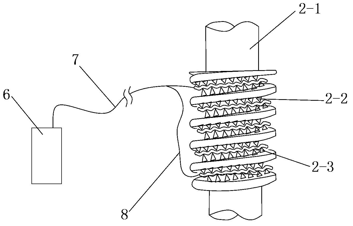 High temperature resistance large load fiber sensing device