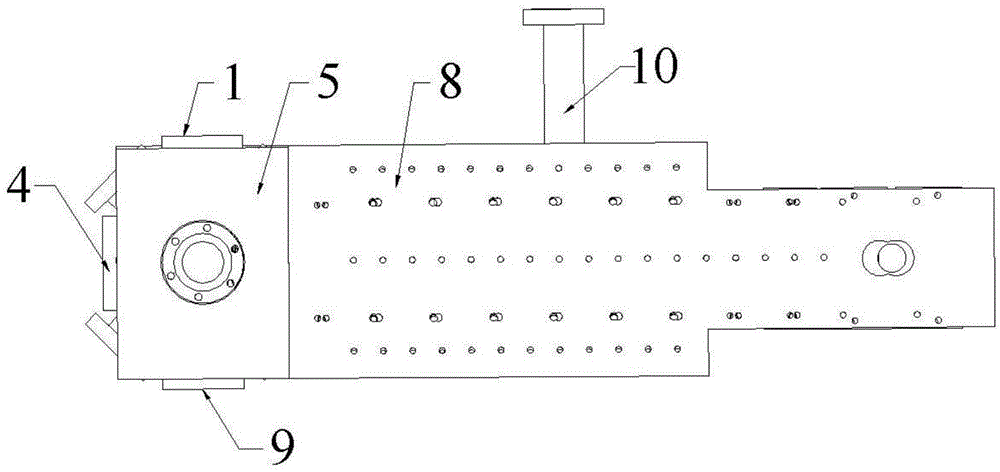 Magnetic field device for transferring cold atoms at long distance