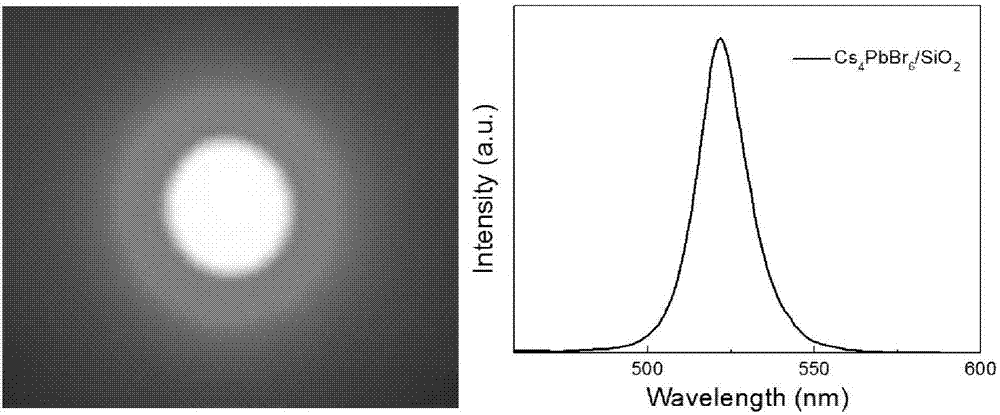 Fully-inorganic quantum dot backlight LED preparation method