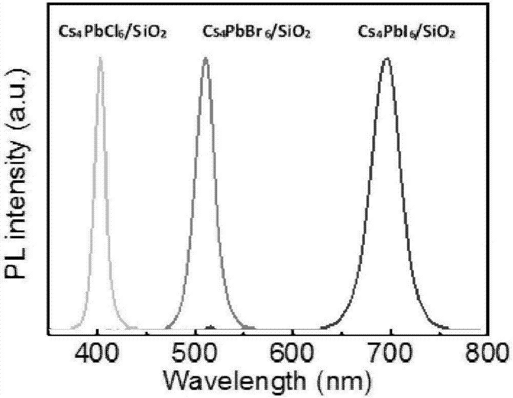 Fully-inorganic quantum dot backlight LED preparation method