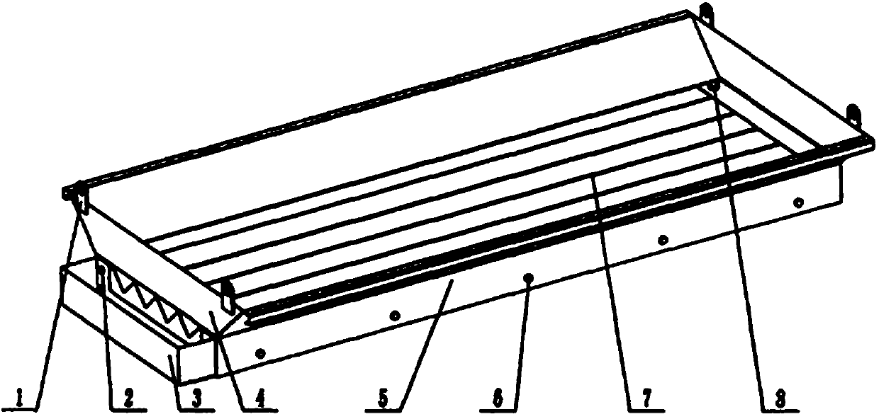 Fruit storage cabinet internal placing frame for electronic commerce