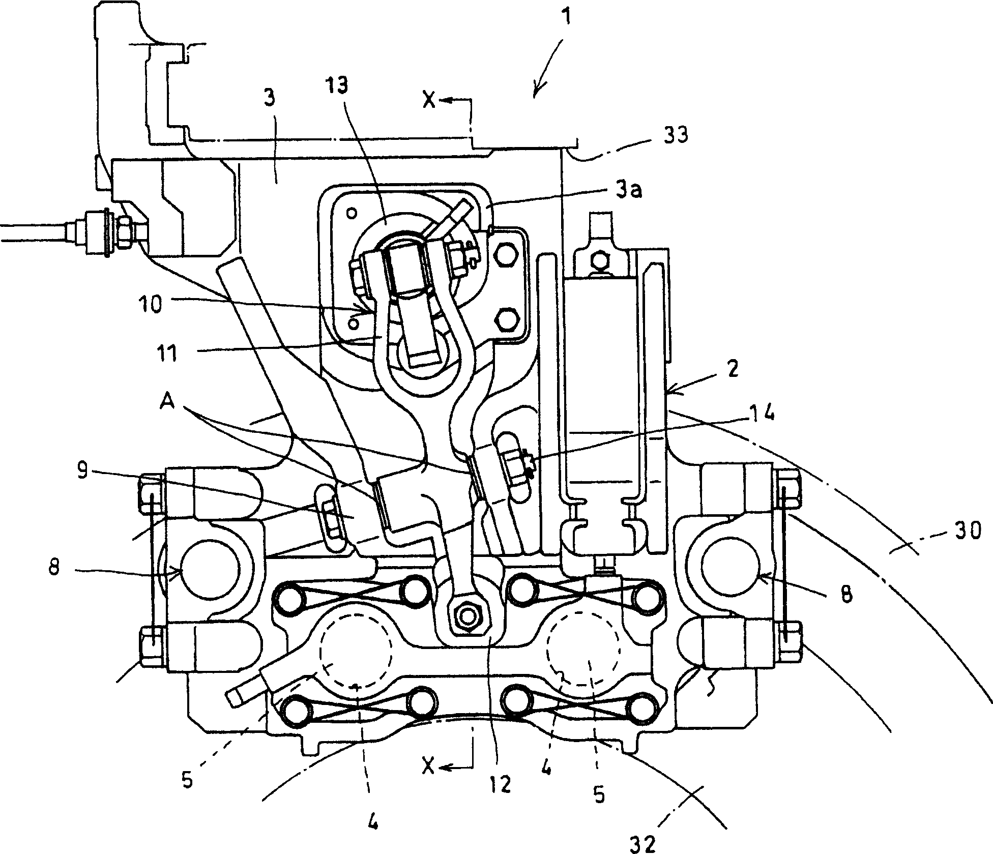 Brake tongs device