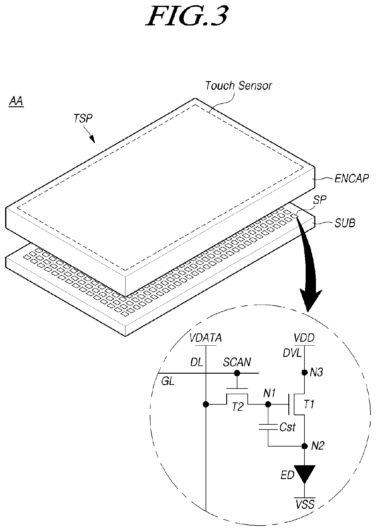 Touch display device