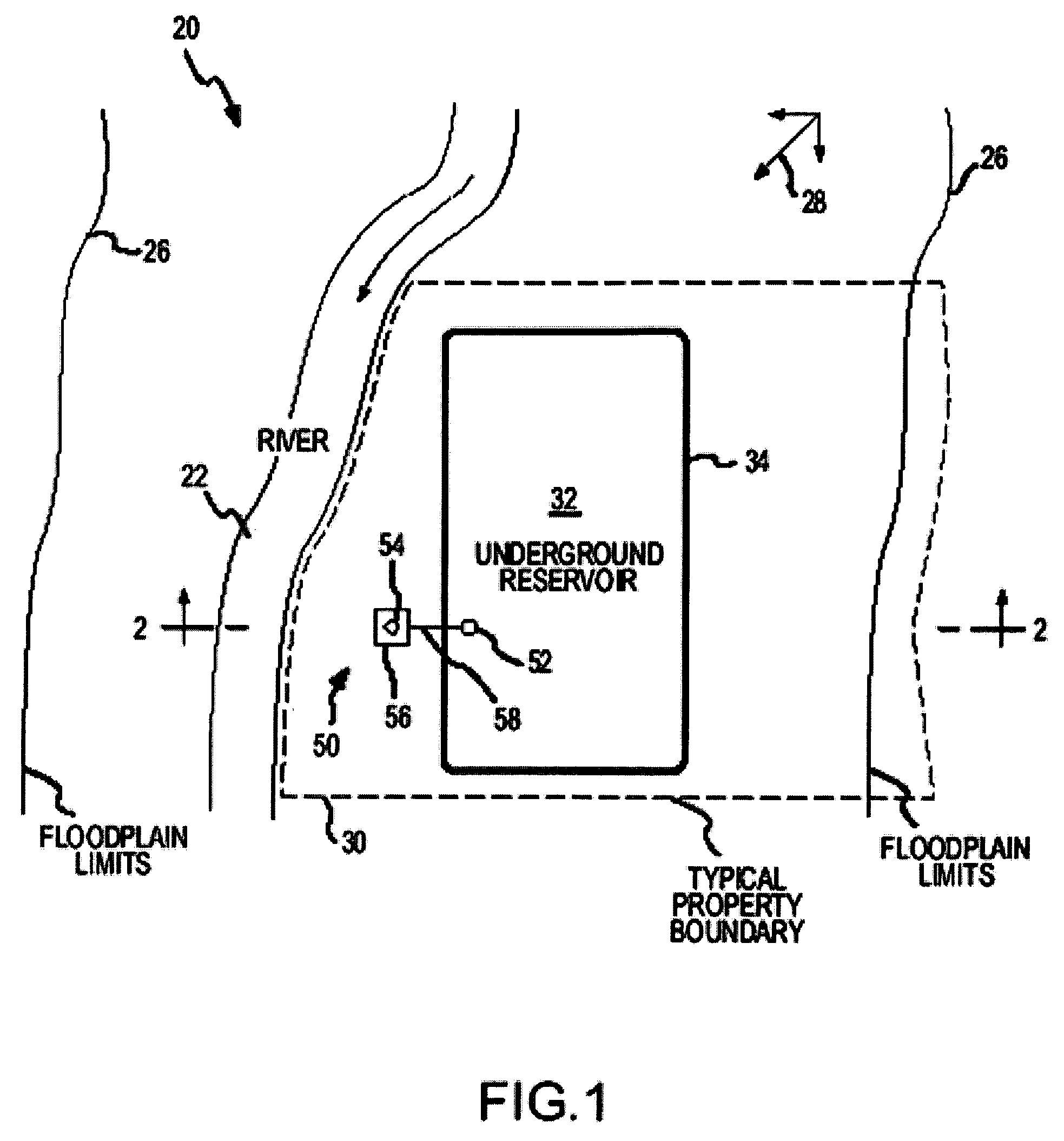 Direct recharge injection of underground water reservoirs