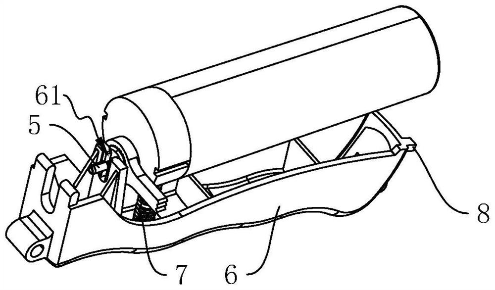 Ignition structure of ignition gun and ignition gun