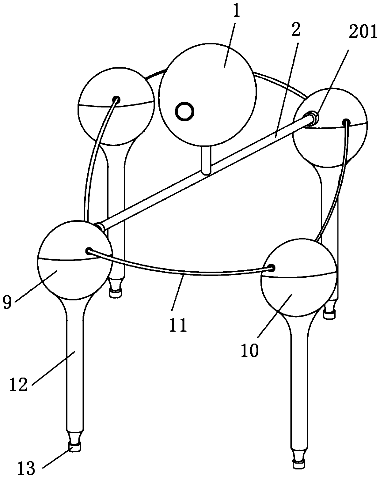 Floating type lake heavy-metal collecting device and use method therefor