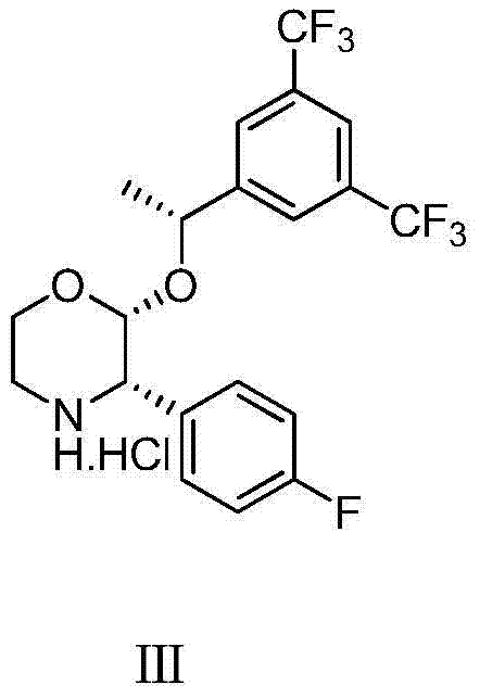 Refining method of aprepitant key intermediate