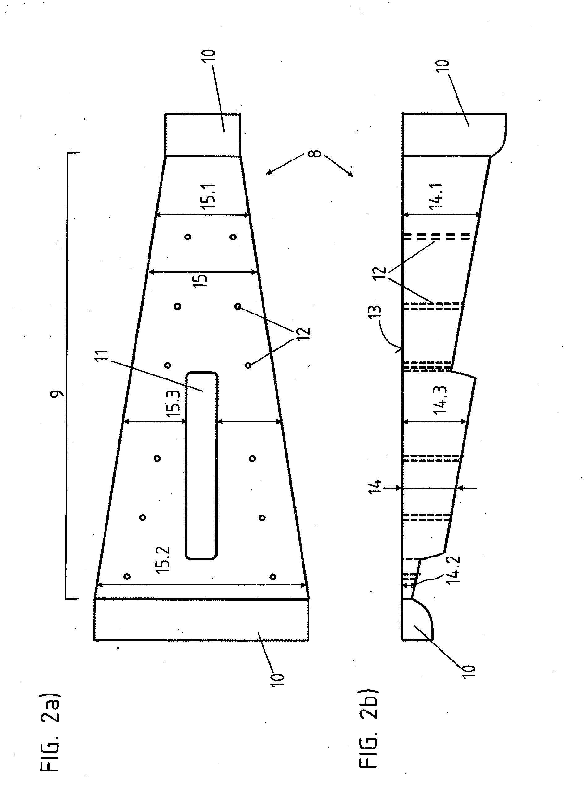 Heating device for conductive heating of a sheet metal blank