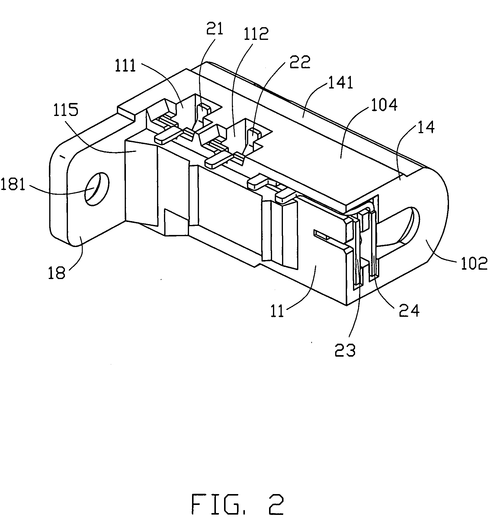 Audio jack with improved contact arrangement