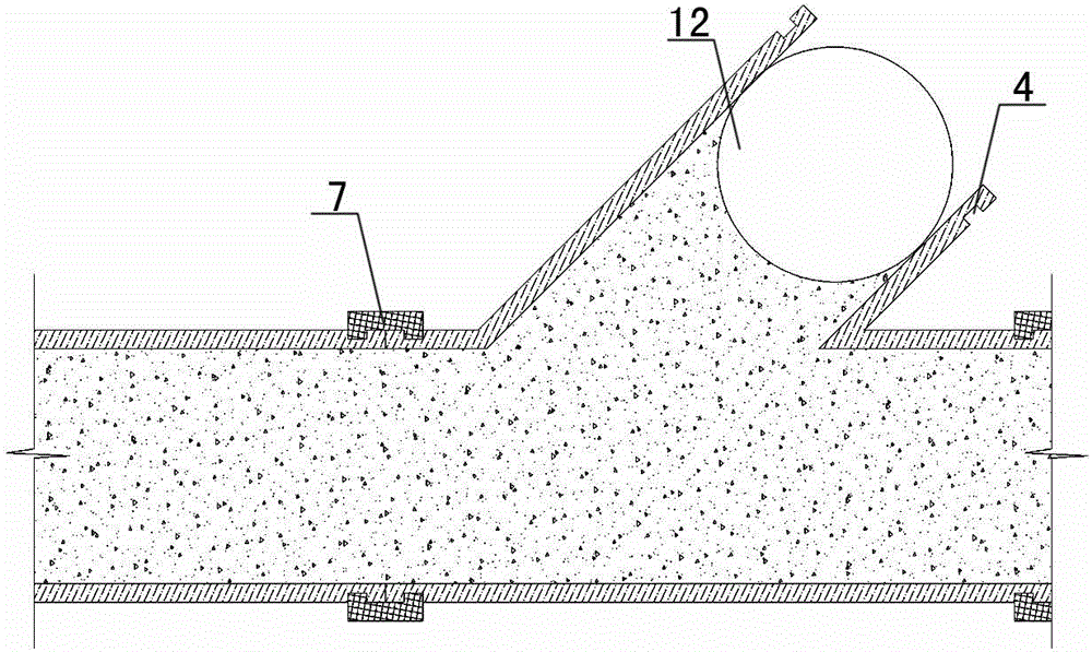 Pumping concrete blowing tube and method of use thereof