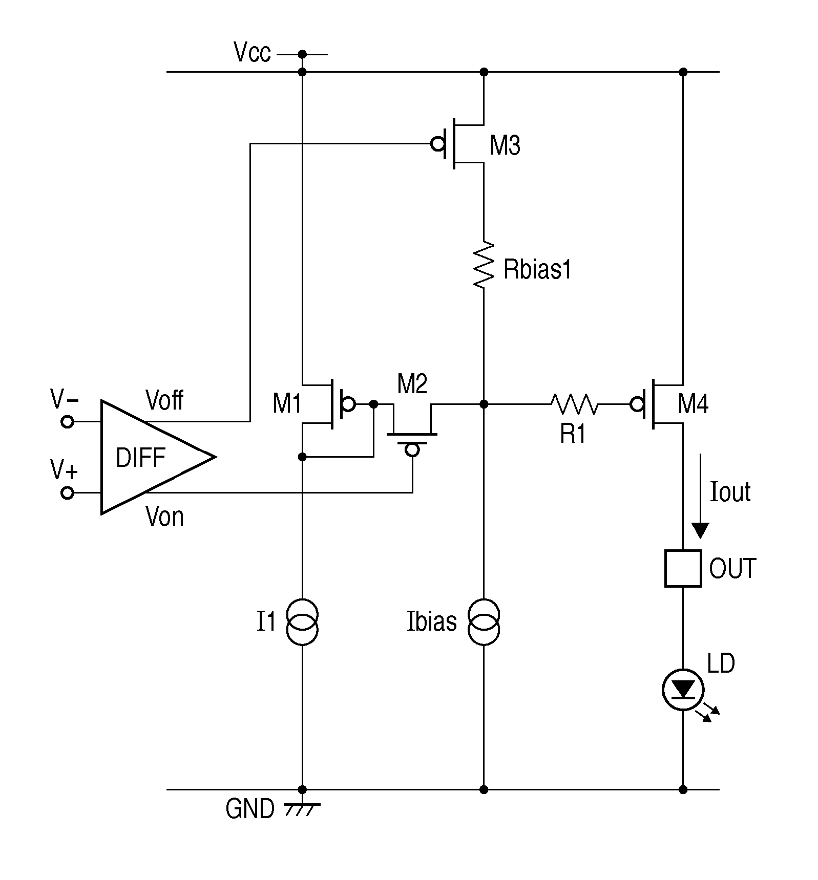 Light emitting element driving circuit