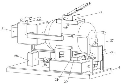 Constructional engineering dust falling device based on impact-jet airflow combination and use method thereof