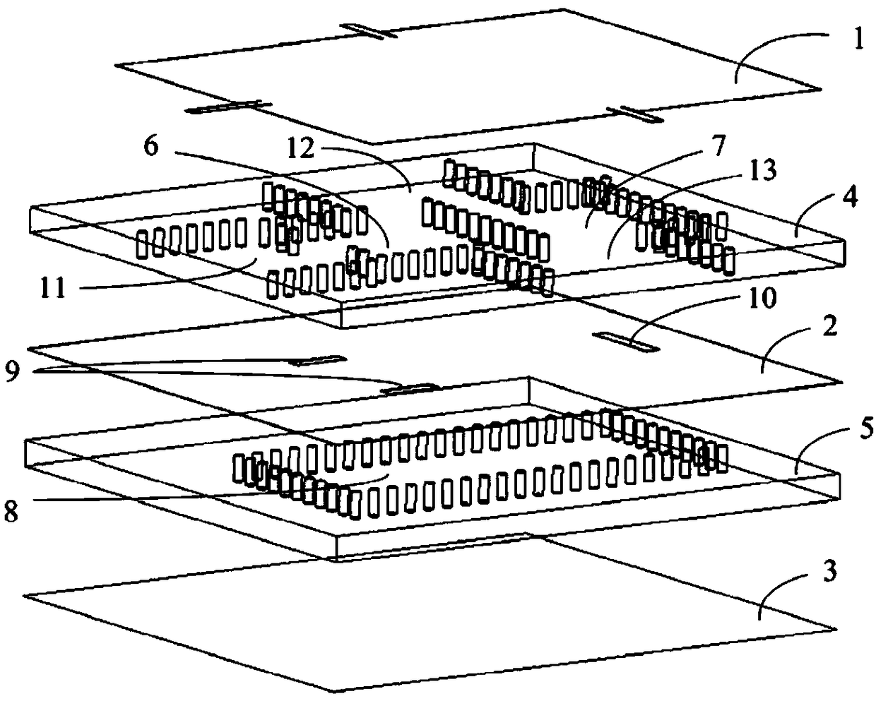 Multilayer substrate integrated waveguide third-order filter power divider