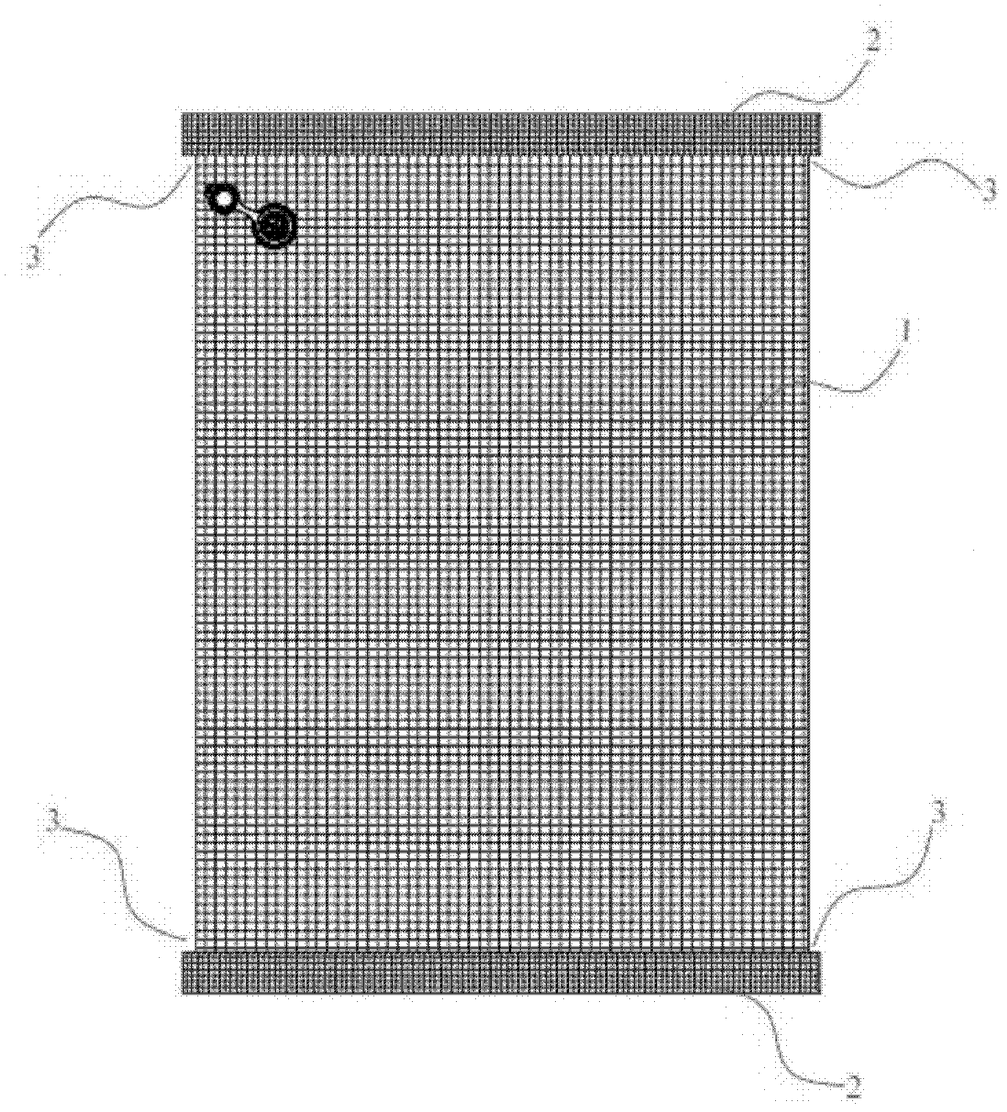 Inflating bag sealed with binding base material and manufacture process for same