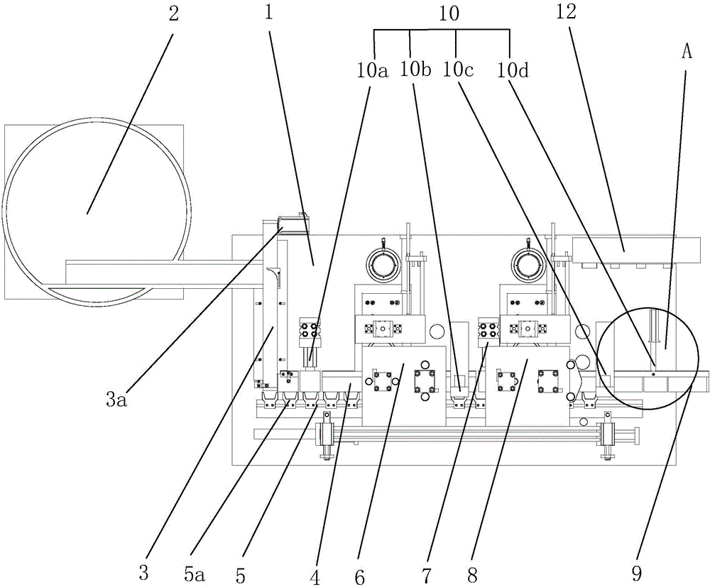 Bearing retainer ring installation device and bearing retainer ring thereof