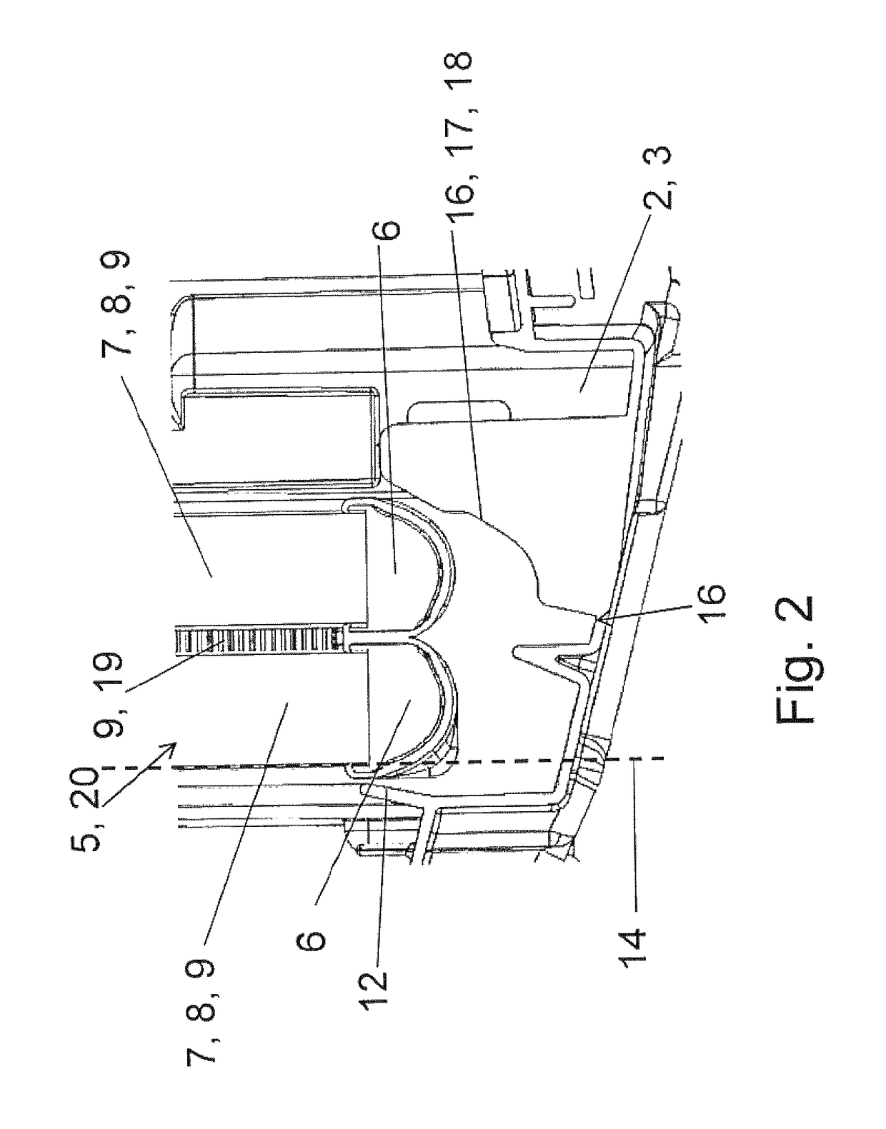 Motor vehicle air conditioning unit