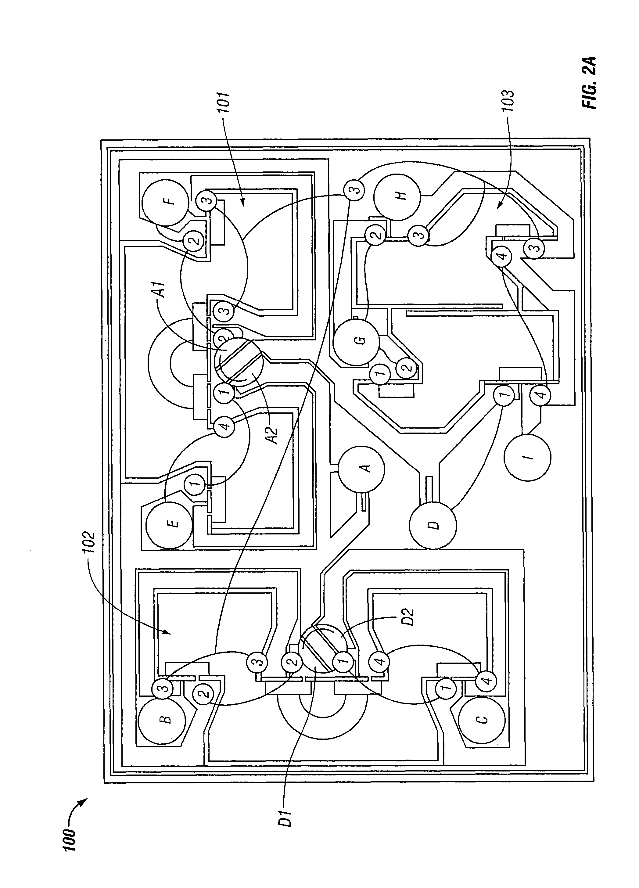 Interconnection system on a plane adjacent to a solid-state device structure