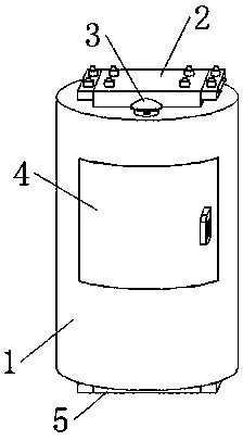 An insulation-impregnated dry-type environment-friendly transformer