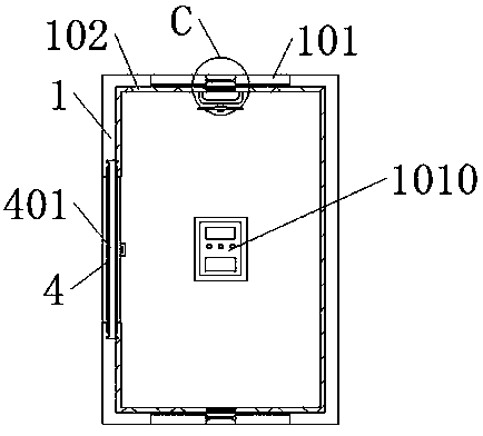 An insulation-impregnated dry-type environment-friendly transformer