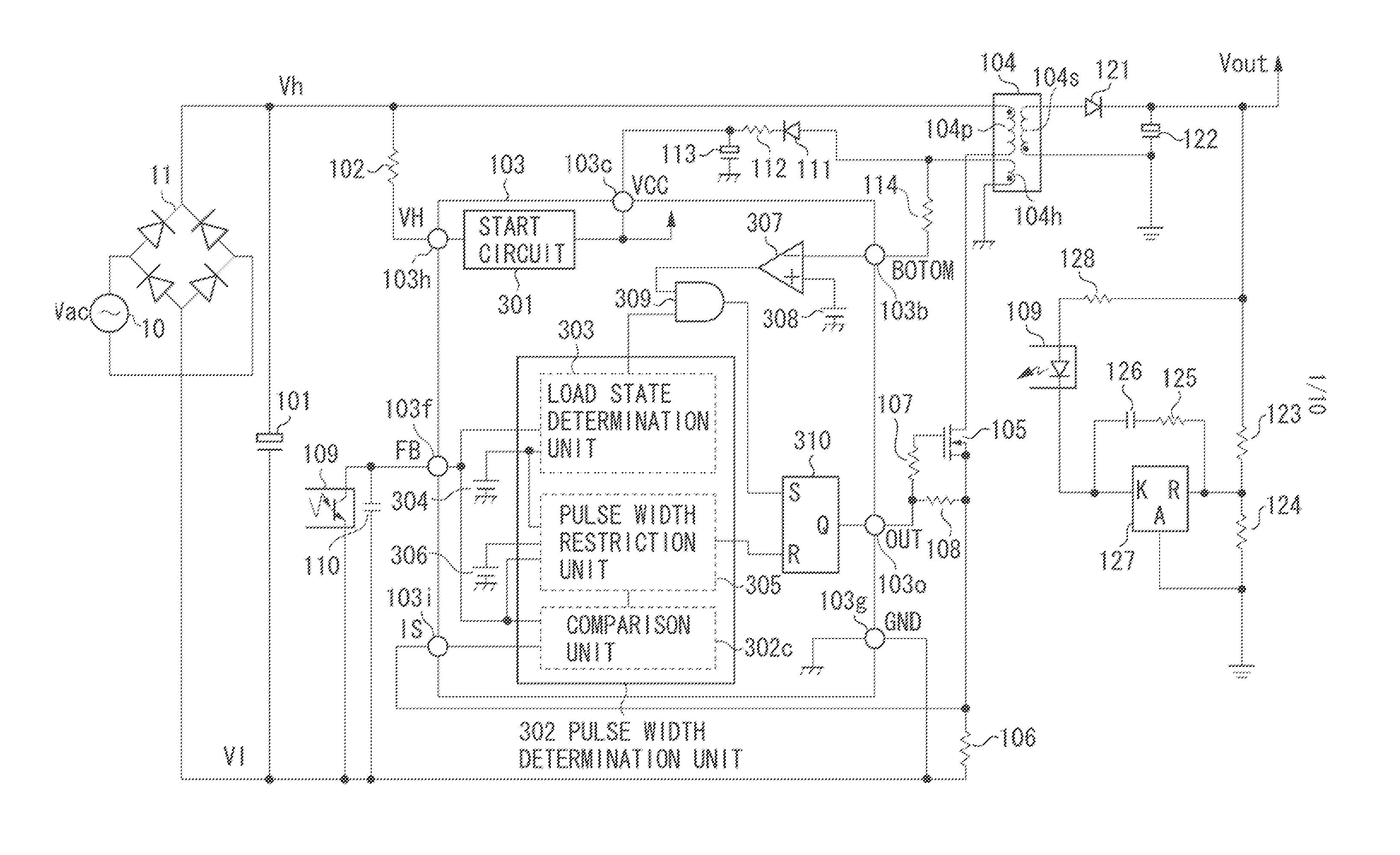 Switching power supply and image forming apparatus equipped with switching power supply