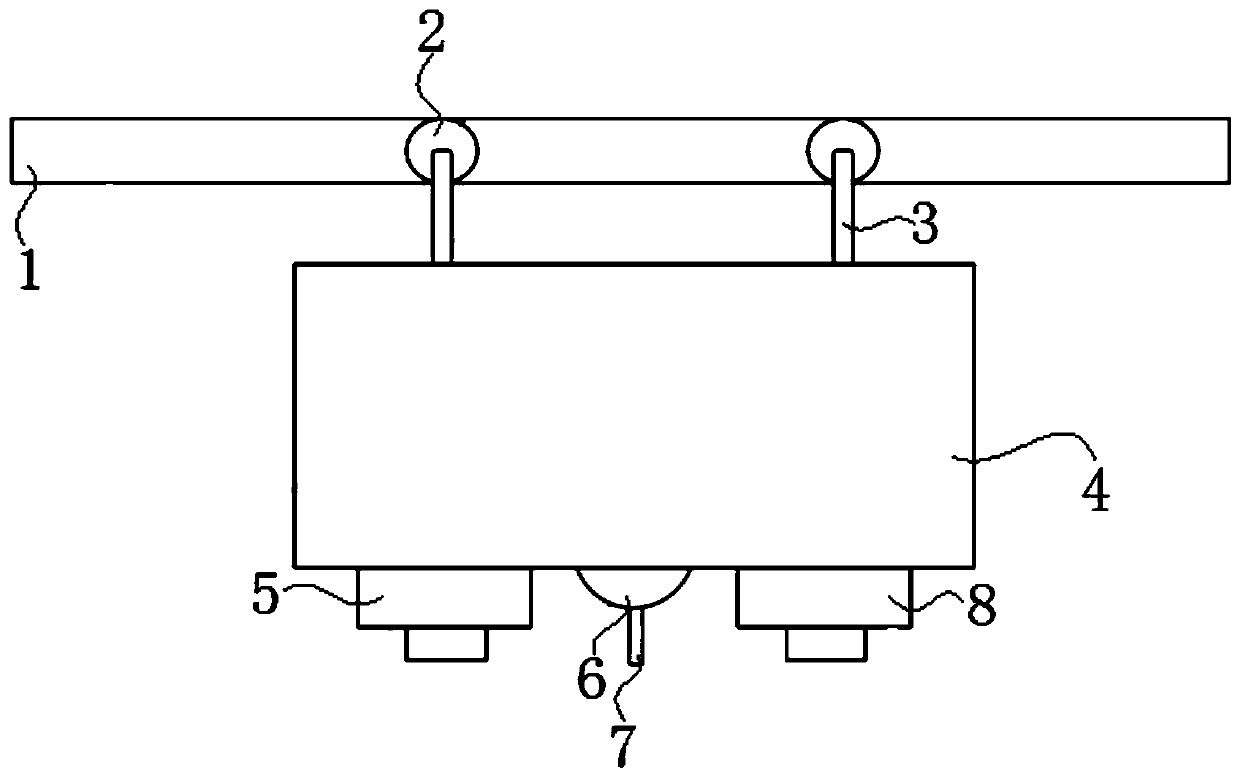 Body temperature monitoring device and monitoring method for medium-and-large livestock farms