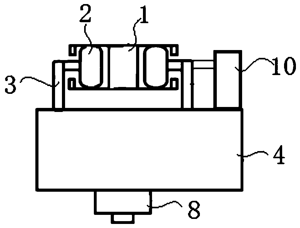 Body temperature monitoring device and monitoring method for medium-and-large livestock farms