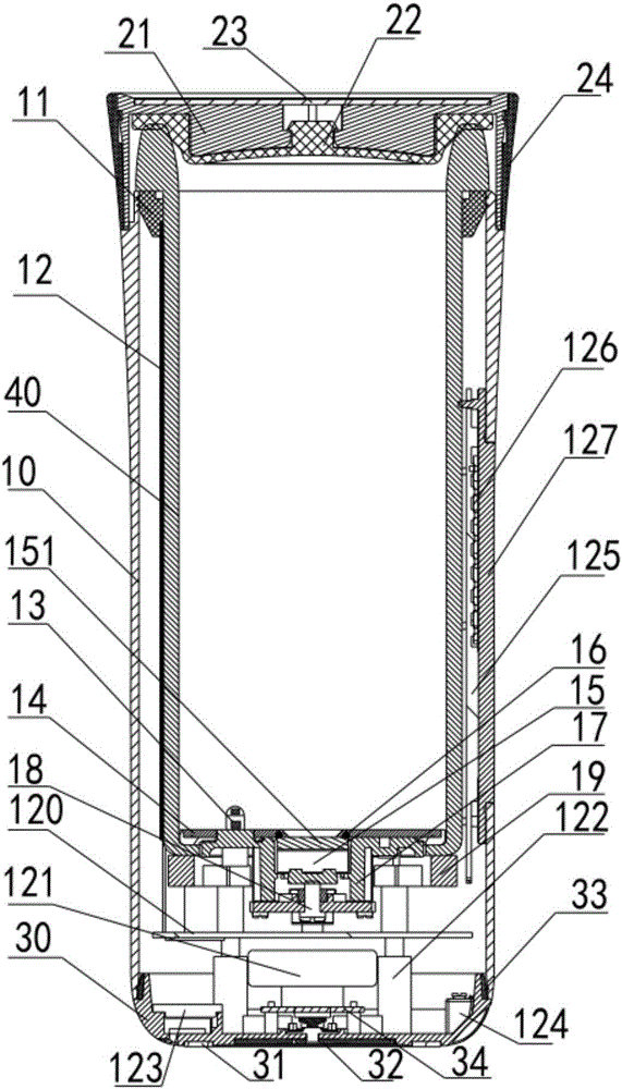 Multifunctional intelligent water cup and health management system thereof