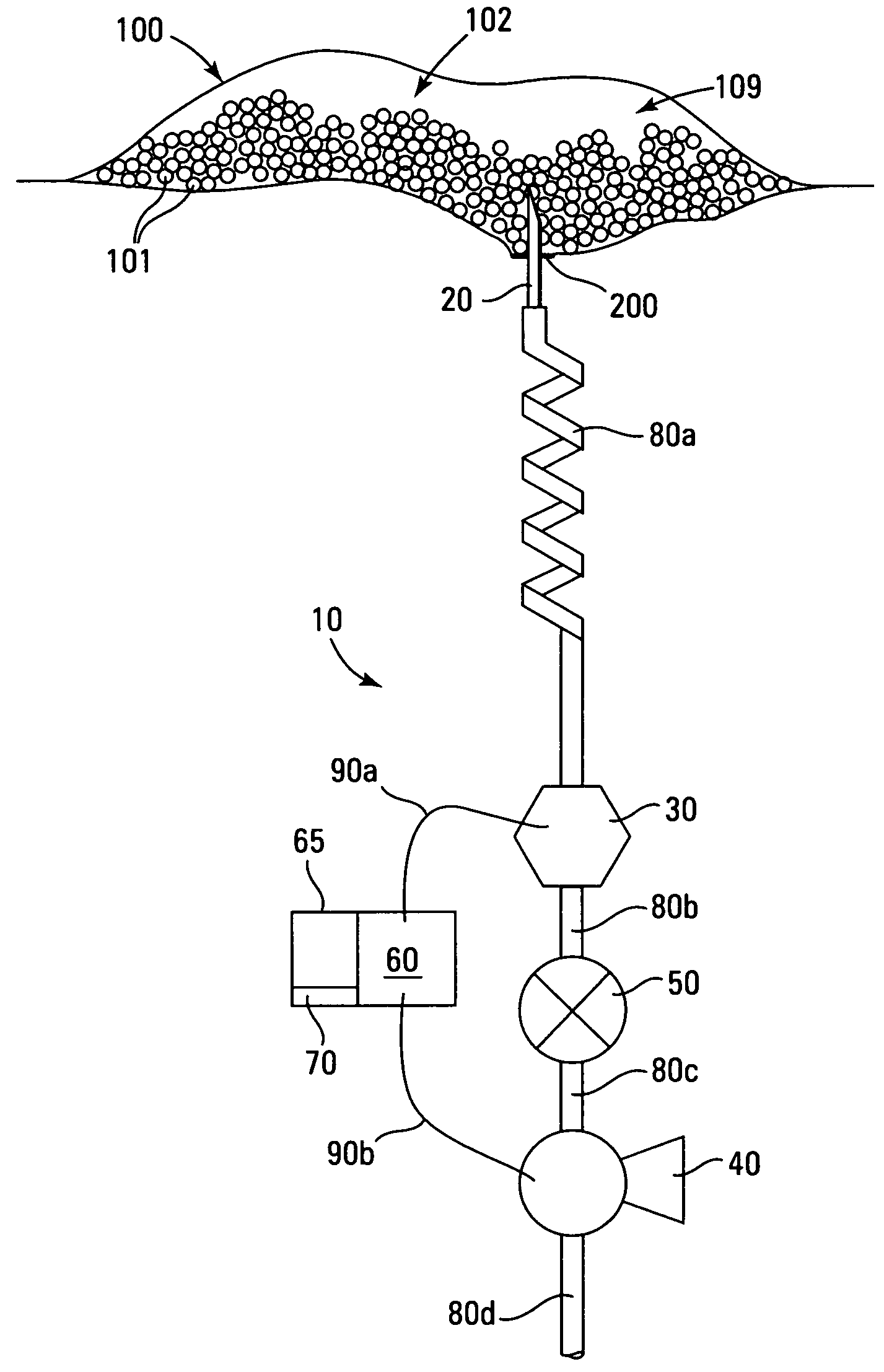 Instrument for accurately measuring mass flow rate of a fluid pumped from a hermetically sealed container