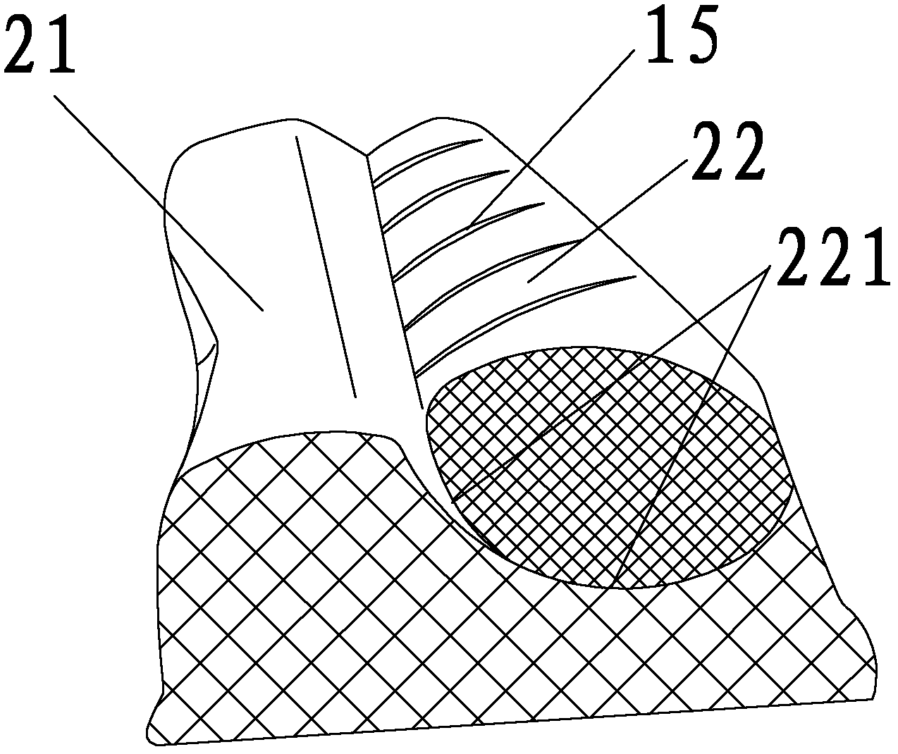 Method for separating loin from backbone meat of crisp grass carp