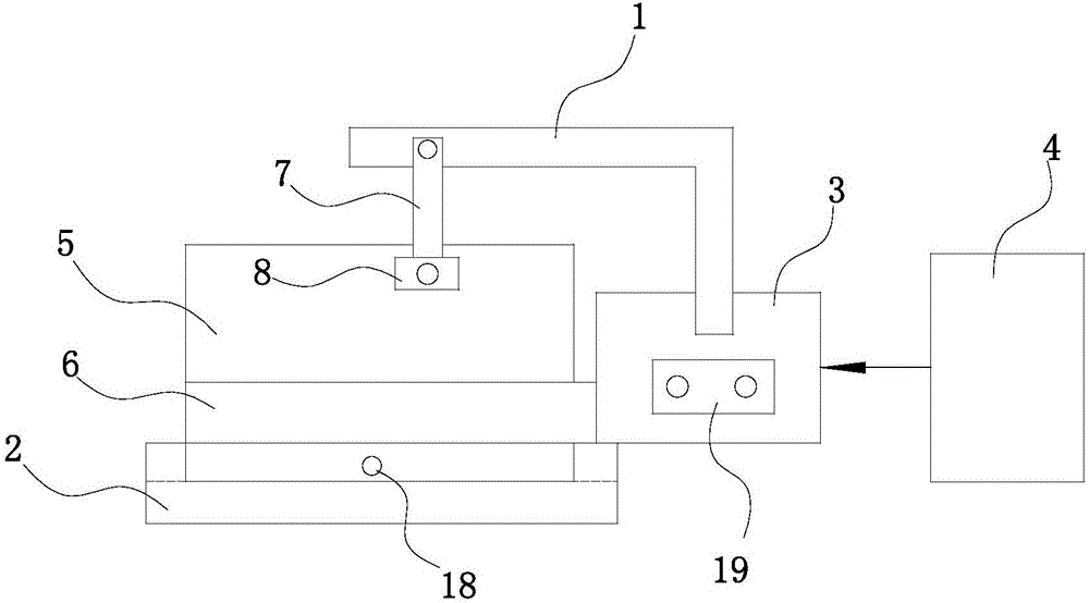 Machining device with multidirectional clamping pressure detection and ultrasonic crack detection feedback functions