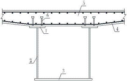 Longitudinal shear nonresistant perforated steel plate anti-pulling connecting piece and construction method thereof