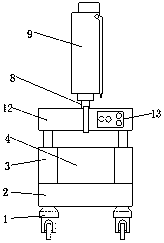 Film reading device for image diagnosis of radiology department