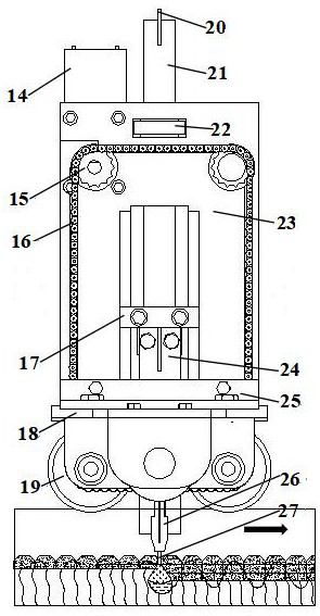 Ultra-narrow gap welding device and method for pipe fitting welding