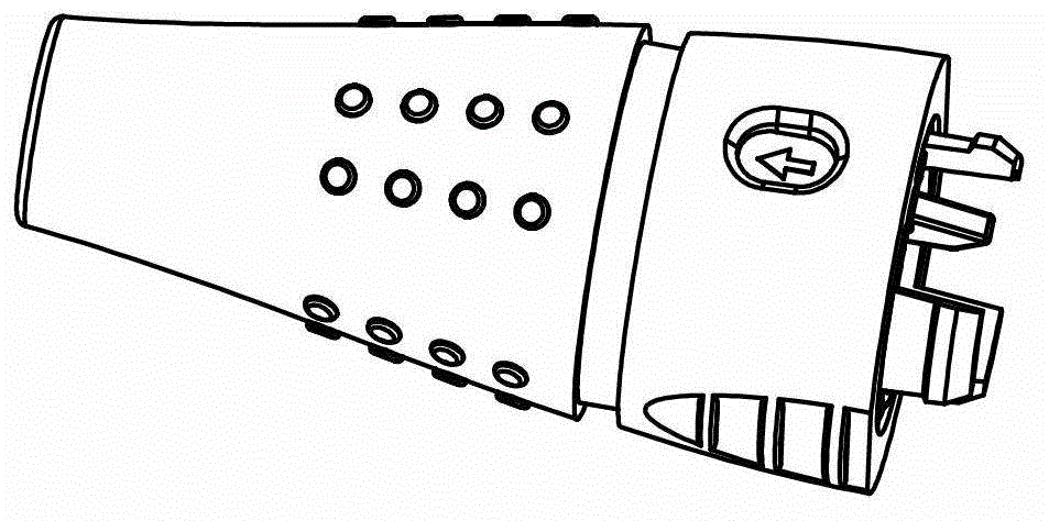 Detachable cap-type adjusting head of lancing device