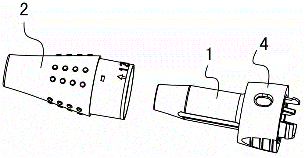 Detachable cap-type adjusting head of lancing device