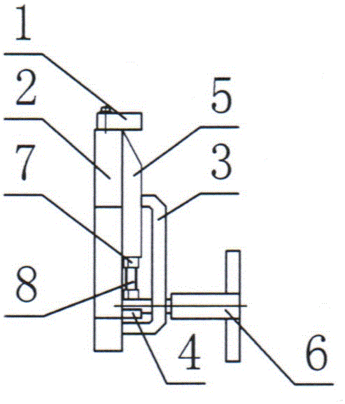 Flying knife setting device for disc chipper