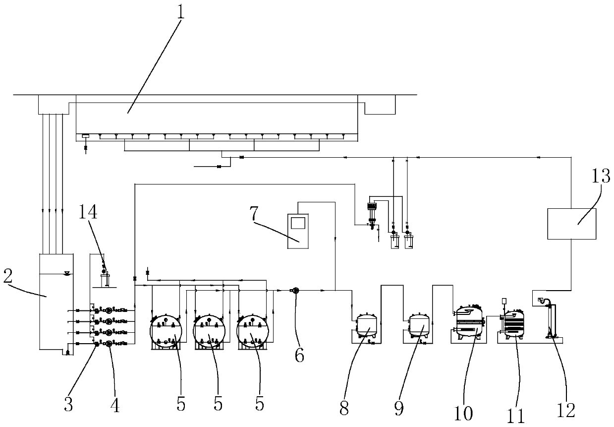 A swimming pool water treatment system