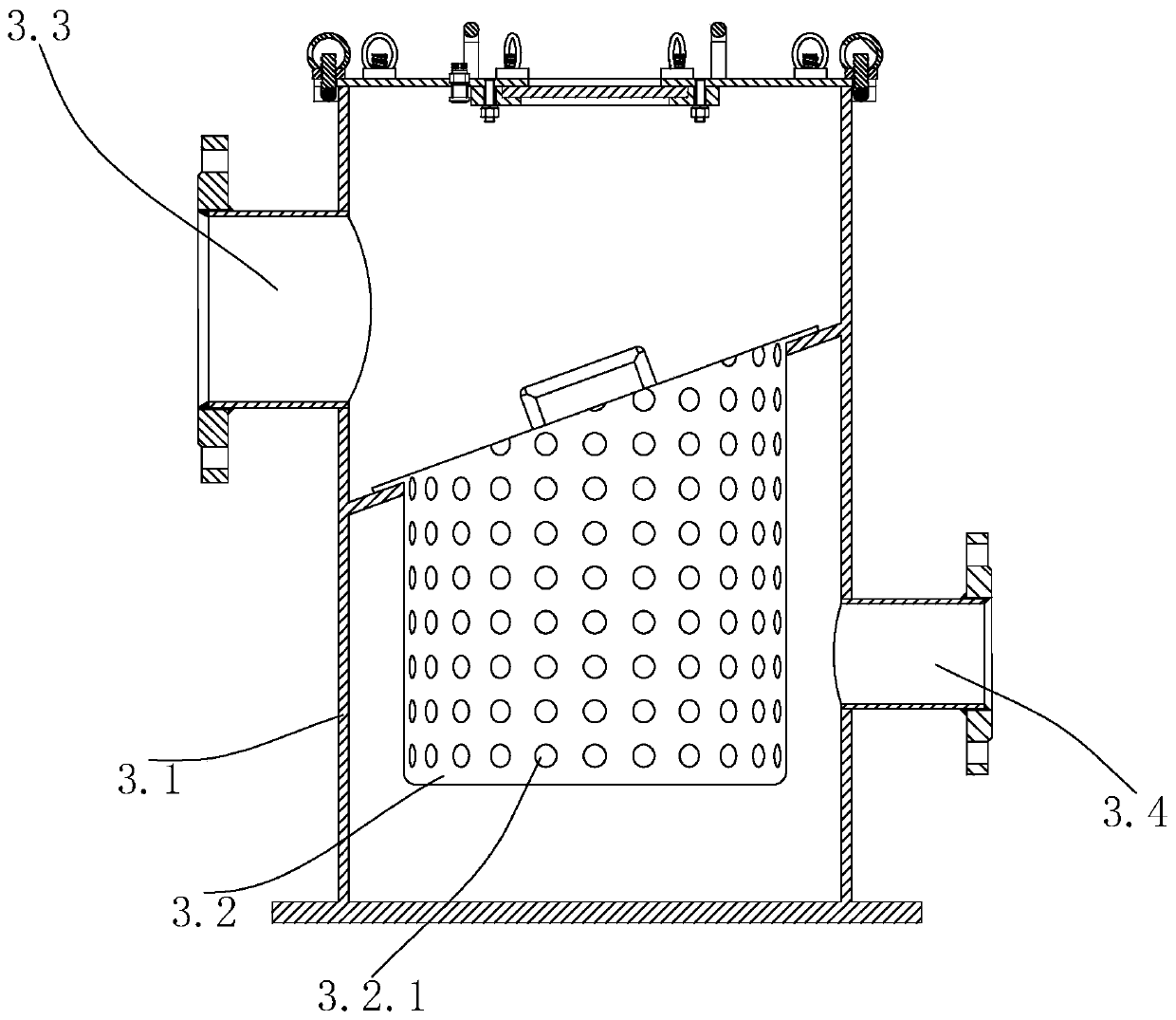 A swimming pool water treatment system